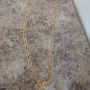 Steve Madden Paper Clip Chain Belt